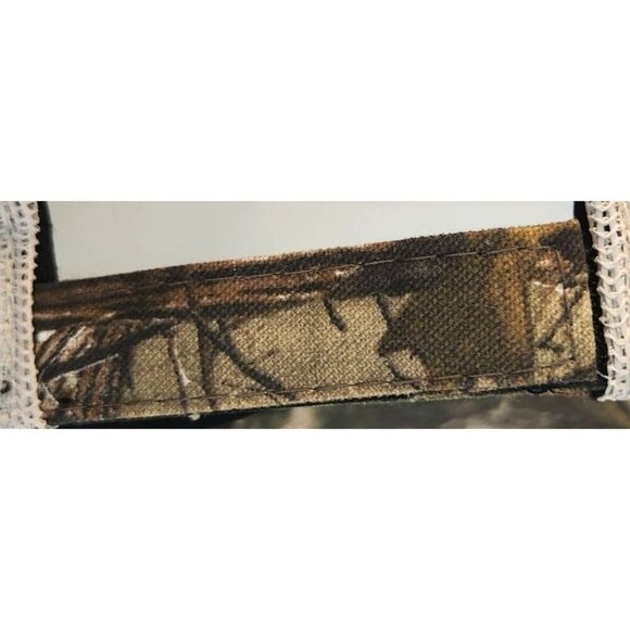 RMEF Team Elk Camo Mesh Cap Realtree Xtra Green Adjustable Outdoor Hunting Hat - Picture 4 of 9
